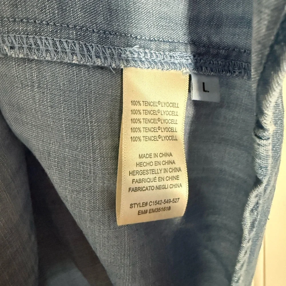 Cloth & Stone Soft Blue Button Down Shirt | Brand new - Picture 4 of 6